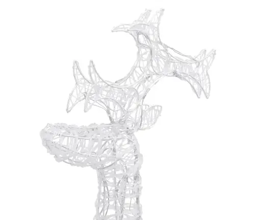 Ziemassvētku Ziemeļbriežu Dekorācijas, 3 Gab., 60X16X100 Cm Vidaxl