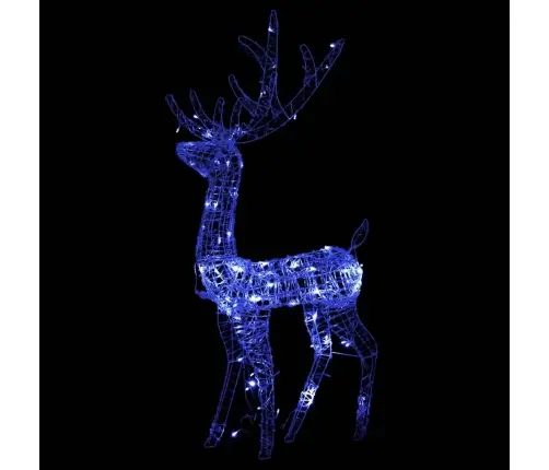 Ziemeļbriežu Dekorācijas, 2 Gab., Akrils, 120 Cm, Zili Vidaxl Ziemeļbriežu Dekorācijas, 2 Gab., Akrils, 120 Cm, Zili Vidaxl