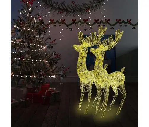 Kalėdinės Dekoracijos Elniai, 2Vnt., 180cm Akrilas, 250 Led Kalėdinės Dekoracijos Elniai, 2Vnt., 180cm Akrilas, 250 Led