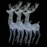 Kalėdinės Dekoracijos Elniai, 3Vnt., 180cm Akrilas, 250 Led