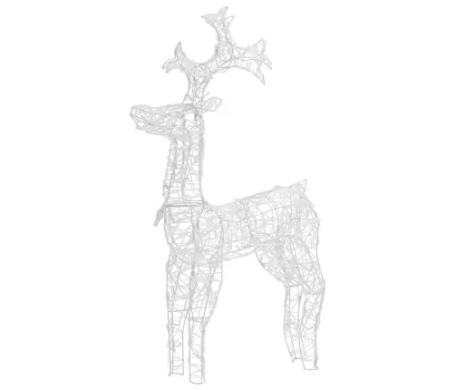 Kalėdų Dekoracijos Elniai, 3Vnt., 60X16X100cm Akrilas