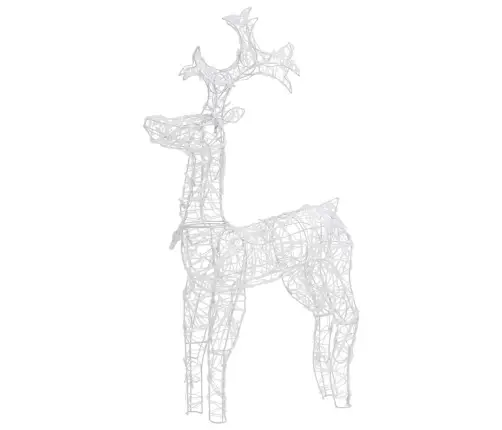 Ziemassvētku Ziemeļbriežu Dekorācijas, 3 Gab., 60X16X100 Cm Vidaxl