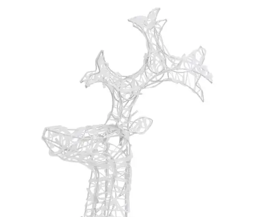 Ziemassvētku Ziemeļbriežu Dekorācijas, 3 Gab., 60X16X100 Cm Vidaxl