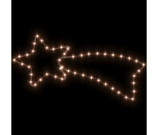 Kalėdinės Dekoracijos Kometos Su 48 Led, 2Vnt., 65X28Cm
