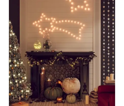 Kalėdinės Dekoracijos Kometos Su 48 Led, 2Vnt., 65X28Cm