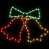 Ziemassvētku Zvaniņu Figūras, 3 Gab., 72 Led, 50X56 Cm Vidaxl