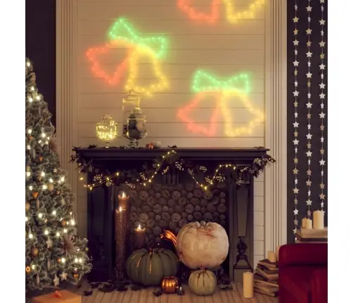 Ziemassvētku Zvaniņu Figūras, 3 Gab., 72 Led, 50X56 Cm Vidaxl