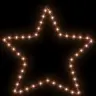Ziemassvētku Zvaigznes Figūras, 3 Gab., 48 Baltas Led, 56 Cm Vidaxl