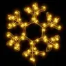 Ziemassvētku Sniegpārslas Figūras, 2 Gab., Baltas Led, 27X27 Cm Vidaxl