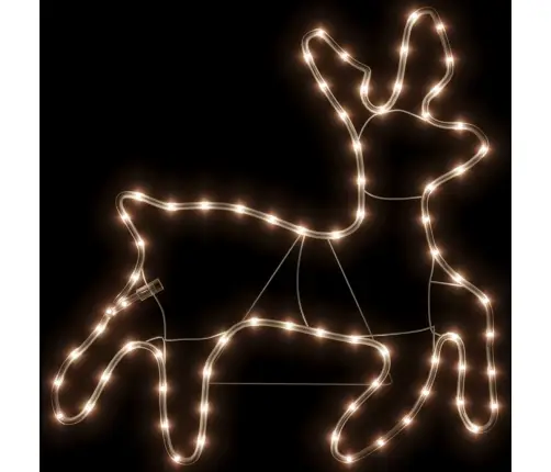 Led Ziemassvētku Ziemeļbriežu Figūras, 2 Gab., 57X55X4,5 Cm Vidaxl