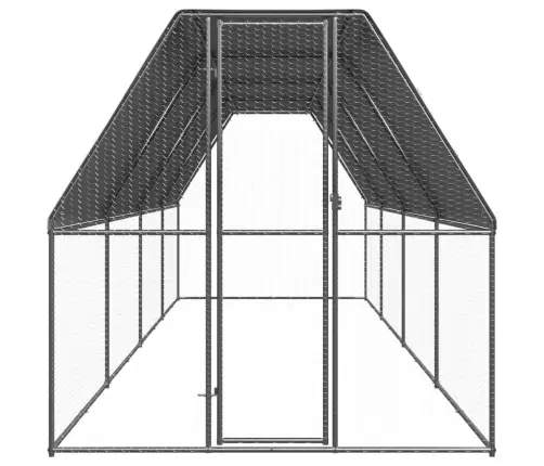 Vistu Būris, 2X8X2 M, Cinkots Tērauds Vidaxl
