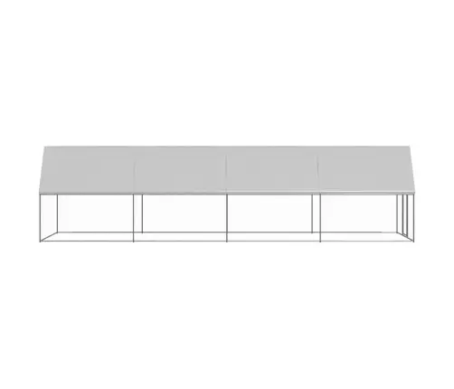 Vistu Būris, 2X8X2 M, Cinkots Tērauds Vidaxl