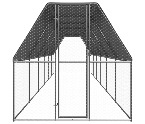 Vistu Būris, 2X12X2 M, Cinkots Tērauds Vidaxl