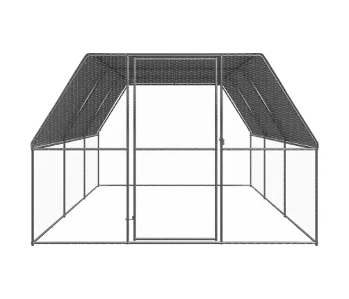 Vistu Būris, 3X6X2 M, Cinkots Tērauds Vidaxl