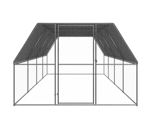 Vistu Būris, 3X8X2 M, Cinkots Tērauds Vidaxl