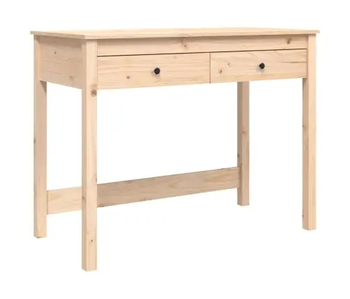 Rakstāmgalds Ar Atvilktnēm, 100X50X78 Cm, Priedes Koks Vidaxl