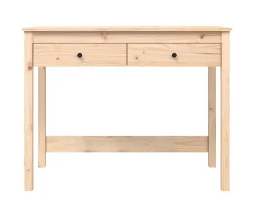 Rakstāmgalds Ar Atvilktnēm, 100X50X78 Cm, Priedes Koks Vidaxl