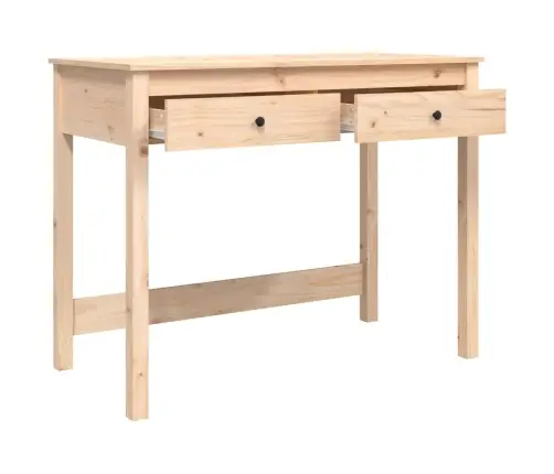 Rakstāmgalds Ar Atvilktnēm, 100X50X78 Cm, Priedes Koks Vidaxl