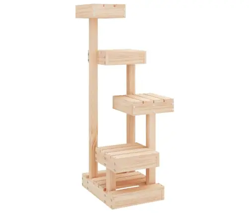 Draskyklė Katėms, 45,5X49X103cm Pušies Medienos Masyvas