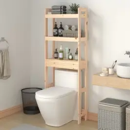 Tualetes Plaukts, 63X26X171 Cm, Priedes Masīvkoks Vidaxl