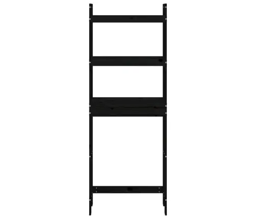 Rätikuriiul, Must, 63 X 26 X 171 cm Männipuit