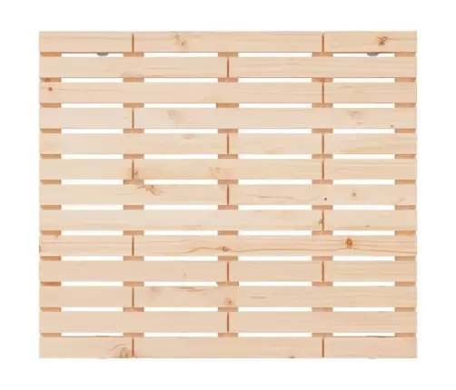 Sienas Galvgalis, 106X3X91,5 Cm, Priedes Masīvkoks Vidaxl