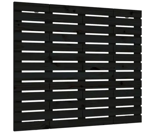 Sienas Galvgalis, Melns, 106X3X91,5 Cm, Priedes Masīvkoks Vidaxl Sienas Galvgalis, Melns, 106X3X91,5 Cm, Priedes Masīvkoks Vidaxl