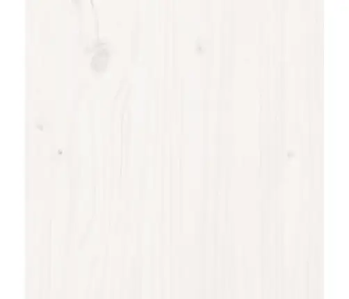 Sienas Galvgalis, Balts, 146X3X91,5 Cm, Priedes Masīvkoks Vidaxl