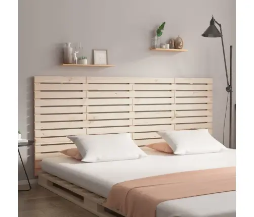 Sienas Galvgalis, 156X3X91,5 Cm, Priedes Masīvkoks Vidaxl