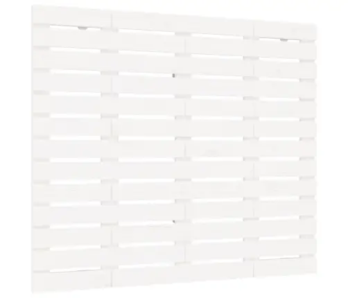 Sienas Galvgalis, Balts, 141X3X91,5 Cm, Priedes Masīvkoks Vidaxl