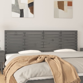Sienas Galvgalis, 206X3X63 Cm, Priedes Masīvkoks Vidaxl