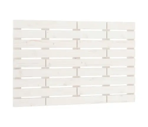 Sienas Galvgalis, Balts, 96X3X63 Cm, Priedes Masīvkoks Vidaxl