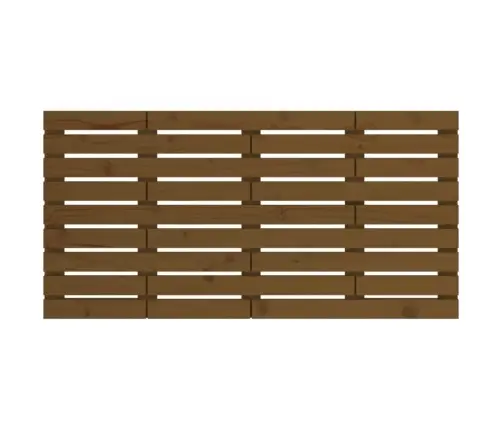 Sienas Galvgalis, Brūns, 146X3X63 Cm, Priedes Masīvkoks Vidaxl