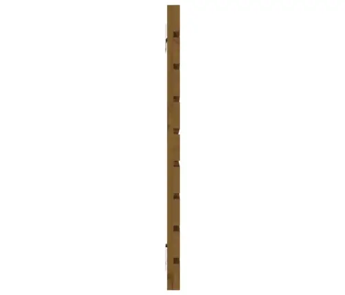 Sienas Galvgalis, Brūns, 146X3X63 Cm, Priedes Masīvkoks Vidaxl