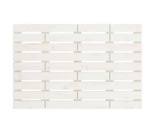 Sienas Galvgalis, Balts, 81X3X63 Cm, Priedes Masīvkoks Vidaxl