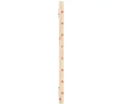 Sienas Galvgalis, 141X3X63 Cm, Priedes Masīvkoks Vidaxl