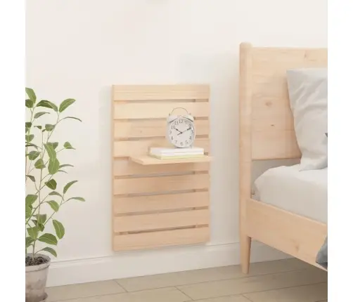 Sieninės Lentynos Prie Lovos, 2Vnt., Pušies Medienos Masyvas