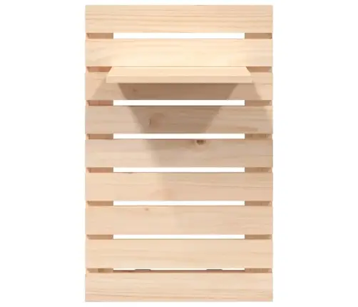 Sieninės Lentynos Prie Lovos, 2Vnt., Pušies Medienos Masyvas