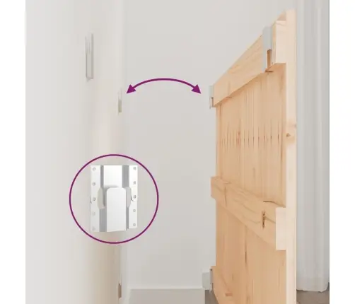 Seinale Kinnitatav Voodipeats, 108 X 3 X 60 cm Männipuit