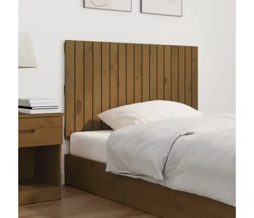 Seinale Kinnitatav Voodipeats, Meepruun, 108X3X60 cm Männipuit