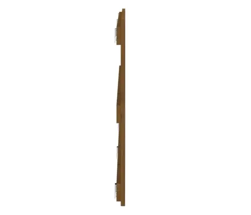 Sienas Galvgalis, Brūns, 204X3X60 Cm, Priedes Masīvkoks Vidaxl Sienas Galvgalis, Brūns, 204X3X60 Cm, Priedes Masīvkoks Vidaxl