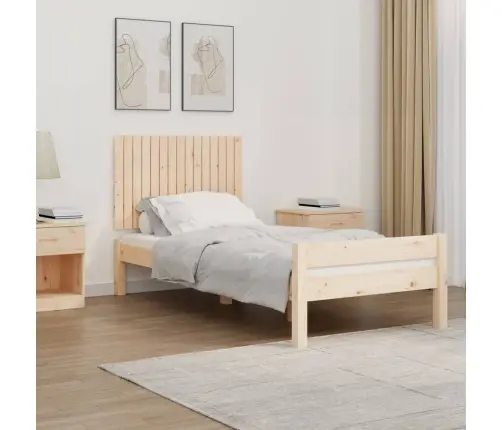 Sienas Galvgalis, 95,5X3X60 Cm, Priedes Masīvkoks Vidaxl