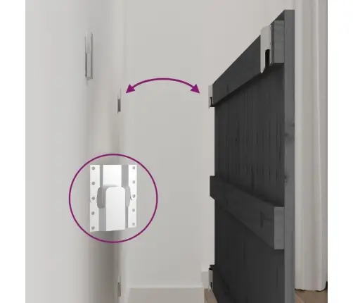 Sienas Galvgalis, 95,5X3X60 Cm, Priedes Masīvkoks Vidaxl