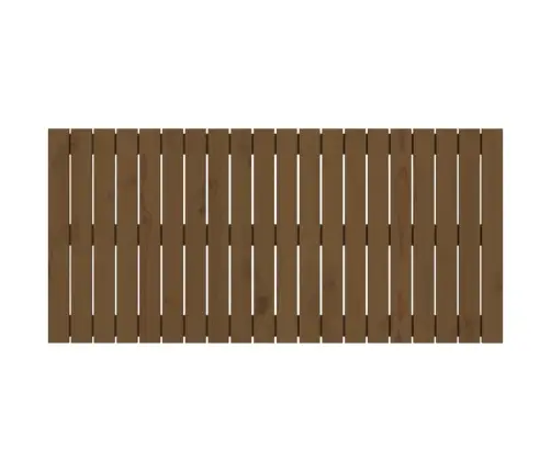 Galvgalis, Medus Brūns, 127,5X3X60 Cm, Priedes Masīvkoks Vidaxl