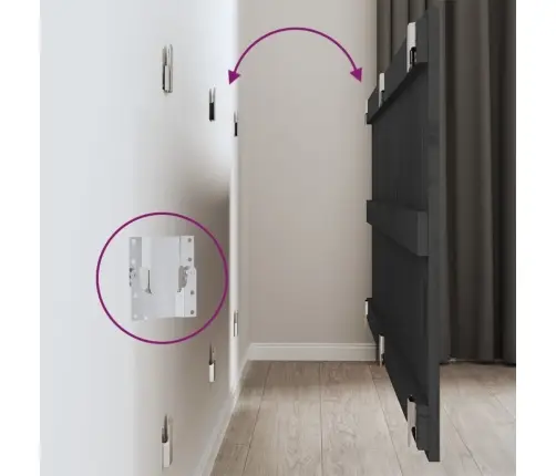 Seinale Kinnitatav Voodipeats, Hall, 147X3X60 cm Männipuit