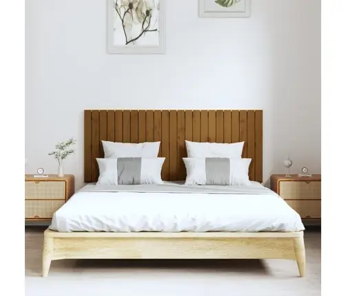 Seinale Kinnitatav Voodipeats, Meepruun, 147X3X60 cm Männipuit