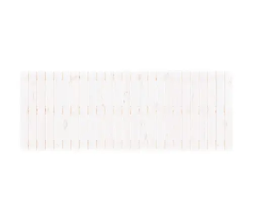 Seinale Kinnitatav Voodipeats, Valge, 159,5X3X60 cm Männipuit