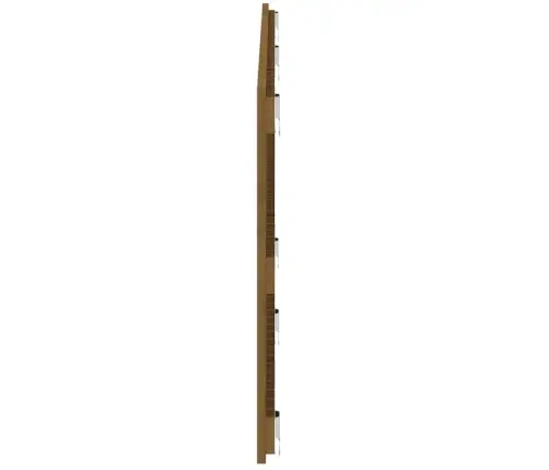 Sienas Galvgalis, Brūns, 166X3X60 Cm, Priedes Masīvkoks Vidaxl Sienas Galvgalis, Brūns, 166X3X60 Cm, Priedes Masīvkoks Vidaxl