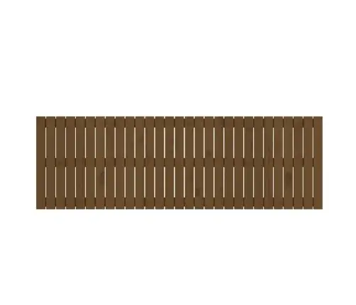 Sienas Galvgalis, Brūns, 185X3X60 Cm, Priedes Masīvkoks Vidaxl