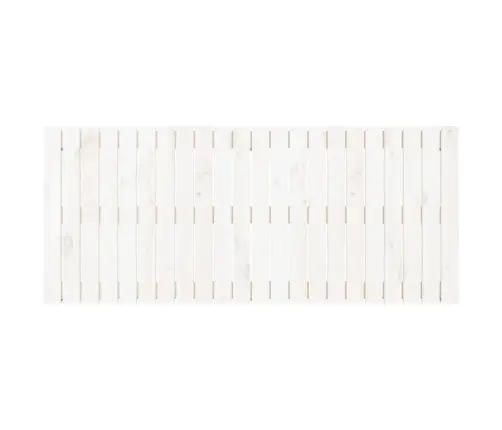Sienas Galvgalis, Balts, 140X3X60 Cm, Priedes Masīvkoks Vidaxl